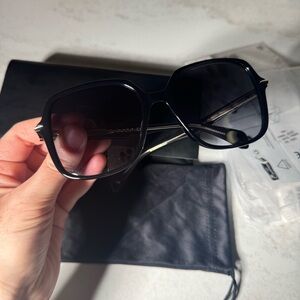 Rag & Bone Square Black Sunglasses RNB1048 /G/S 807